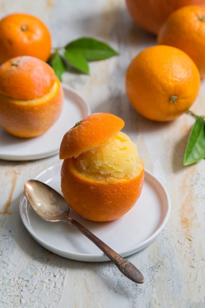 Real Fruit Orange Shell Ice Cream